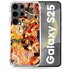 Cokitec Cover rinforzata per Samsung Galaxy S25 Manga One Piece Nakama