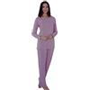 amica Pigiama Donna Estivo Lungo Viscosa Art. A304 Colori Glicine E Smeraldo (Smeraldo, 42)