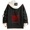 Lpstop Felpa con Cappuccio Drago Cinese Giacca in Stile Drago Disegnato a Mano Felpe Leggere con Stampa Animalier per Uomini Donne