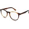POLICE VPLG72 Occhiali, Shiny Striped Brown, 50 Uomo