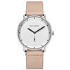 Paul Hewitt Orologio uomo acciaio Breakwater Line White - Orologio da polso uomo (argentato), Orologio elegante uomo con quadrante bianco e cinturino in pelle color sabbia