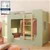 smartwood Letto a Castello per Bambini 80x190 - Verde - Scala Destra - Letto Bambino per Ragazzi & Ragazze con Rete a Doghe & Sponda - Mimi BP - Portata Massima 230 kg