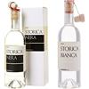 Domenis 1898 STORICA NERA Grappa 50% Vol., Giftbox - 500 ml & STORICA BIANCA Grappa 50% Vol. 0,5l in Giftbox