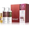 Karseell Set per la Cura dei Capelli, Idratante Shampoo e Balsamo, Olio Capelli, Riparazione Profonda Idratante per Tutti i Tipi di Capelli 2 x 500ml + 50ml