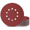 KONGMING 25 Pezzi Dischi Abrasivi 225 mm Grana 400 10 Fori Carta Vetrata per levigatrice per muro