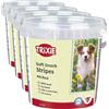 TRIXIE Barattolo Soft snack happy Stripes, 500 g (Confezione da 4)