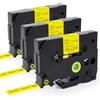 JINTUM Compatibile TZe-631 - Nastro giallo per Brother P-Touch TZc-631 TZe631 nero su giallo per PT-H105 PT-H107B PT-H100LB PT-H108 PT-D210 PT-D400 PT-1000 PT-1280