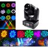 U`King 60W Teste Mobili LED RGBW Luci da Palcoscenico 8 Gobo 8 Colori Moving Head Luci Discoteca per Club Bar Spettacoli Natale