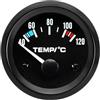 ETOPARS Auto Acqua Temperatura Manometro Motor 2 52mm Temperatura dell'Acqua Misuratore Veicolo Acqua Puntatore Indicatore Calibro Bianco Luce Acqua Temperatura Strumenti