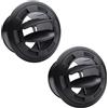 GNXFixt 2 pezzi 75mm ventilatore riscaldatore uscita aria, universale climatizzatore dissipatore di calore per auto, bus, camper, roulotte, riscaldamento interno auto ventilazione apertura di