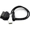 CGEAMDY Adattatore Cavo Diagnostico OBD2, OBD2 2x2 Pin a 16 Pin Cavo Adattatore Diagnostico, con Connettore Adattatore OBD2 da 2 X 2 Pin, per Veicolo OBD-II Sistema Motore Strumenti
