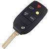 kuyuansu Guscio Chiave Telecomando 5Pulsanti per Volvo XC70 XC90 V50 V70 S60 S80 C30