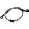 MOCNT 60cm Tubo Freno Moto Tubo Olio Frizione Freno Moto Acciaio Intrecciato Tubo Flessibile Freno Frizione Idraulico Rinforzato Tubi in Treccia Motocross Cavo Linea Guaina Argento
