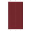 vidaXL Tenda Plissettata Rosso Bordeaux 110x200 cm Larghezza Tessuto