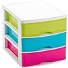 PlasticForte® - Cassettiera Turia 3 Cassetti