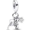TCZNAF Graduation Charm 2025 Graduation Cap Star Ciondolo Pendant Compatibile per Bracciali Europei Regalo di gioielli per la Laurea