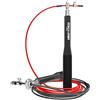 AMRAP Fitness Corda per saltare professionale, con cuscinetti a sfera 3D, Speedrope per Double Unders con fune metallica, ideale per fitness, ad esempio crossfit, allenamento di boxe, WOD, MMA e Speed Rope Skipping grazie alla corda in acciaio ad alta …