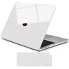 TECOOL Premium Cover Ultrasottile per MacBook Air 13,6 Pollici M5 M4 M3 M2 2022-2026 A3449 A3240 A3113 A2681, Custodia Rigida e Copritastiera UE in TPU, ultra cristallo trasparente