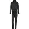 adidas Uomo Sportswear Basic 3 Stripes Tricot Tracksuit, Tuta da Allenamento, Verde (pure ruby), XS