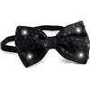 Dress Up America Papillon Con Luci Led Lampeggianti - Cravatta Con Paillettes Per Costumi - Taglia Unica