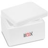THERM BOX Scatola termoisolante in polistirolo da 23,7 x 19,8 x 15,5 cm, con capacità di 2,39 litri
