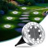 FIFlying 6 pezzi Luci Solari da Giardino, 8 LED Lampade Solare da Terra