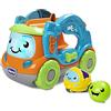 Chicco Raimondo il Camion Giramondo, Centro Attività per Bambini Elettronico e Parlante con Mini Veicoli Turbo Ball e Palline, con Attività Manuali, Luci e Suoni, Giochi Bambini 1 Anno, 4 Anni