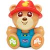 Chicco Teddy l'Amico Orsetto, Orsetto Parlante Interattivo, Gioco Educativo ed Evolutivo Bilingue Italiano/Inglese, Imparare Lingue e Numeri, Curiosità sugli Animali, 2 Modalità di Gioco,6 Mesi-3 Anni