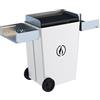 Linea VZ Party bianco - Barbecue pirolitico a pellet con ruote
