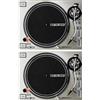 Reloop RP-7000 MK2 Coppia Giradischi Professionale trazione diretta x Dj, Silver