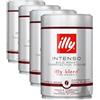 illy Caffè in grani da macinare Tostato INTENSO, Barattolo da 250 grammi (Confezione da 4)
