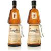 Frangelico - Liquore a Base di Nocciole con Distillati di Semi di Cacao, Vaniglia e Caffè, 20% Vol, Bottiglia in Vetro da 70 cl (Confezione da 2)