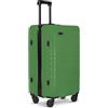 ETERNITIVE - Valigia Grande | Valigia Rigida in ABS | Dimensioni: 75,5 x 47,5 x 32,5 cm 96L | Trolley Bagaglio a Mano con Lucchetto TSA | Bagaglio con Ruote a 360° | Valigia Leggero e Durevole | Verde