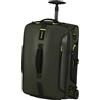 Samsonite Paradiver Light - Borsa da viaggio/Zaino con 2 ruote S, 55 cm, 51 L, Verde Giungla