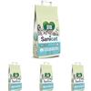 Sanicat - Lettiera assorbente multipet in cellulosa riciclata | Assorbimento superiore e controllo degli odori | Prodotto ecologico e biodegradabile | Formato 10 L (Confezione da 4)