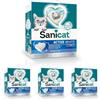 Sanicat - Lettiera per Gatti Agglomerante Senza Profumo | Realizzata con minerali Naturali con Controllo degli odori garantito | Assorbe l'umidità e facilita la Pulizia | capacità di 6 L