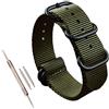 MZBUTIQ Cinturino Orologio Nylon Uomo Ricambio(18 19 20 21 22 23 24 25 26 28mm)