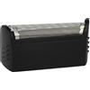vhbw lamina di rasatura di ricambio compatibile con Braun 5462, 5596, 5597 rasoio elettrico - con supporto, nero/argentato