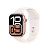 Apple - Watch Series 10 Gps + Cellular 42mm Alluminio-oro Rosa - Sport Band Rosa S/m