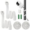 Yqhugbc 2 Pezzi Supporto Telecamera, Staffa per Telecamera Esterna, Staffa Montaggio Telecamera Angolo Regolabile, Compatibile con TP Link Tapo Pan/Tilt C200/C210/C211/C212/C220/C225