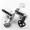 OGOMONDO Cerniere Cromate Sedile WC Copriwater Fantasia Staffe Frizionato Soft
