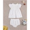 Prénatal Abito bimba bianco con micro fiori