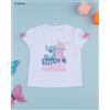 Prénatal T-shirt bimba bianca stitch