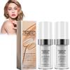 Utapossin 2PCS Liquido Fondazione, Flawless Color Changing Foundation, Makeup Base Nude Face Liquid Cover Concealer, Copertura Completa del Fondotinta, Tinta Della Pelle, Fondotinta al Forno
