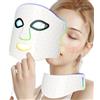 Unegnel Maschera Led Viso in 7 Colori,Maschera Led per Viso e Collo,Led Mask ha Effetti Di Ringiovanimento Della Pelle, Antietà e Antirughe per Tutti i Tipi di Pelle