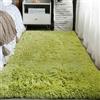 Meiju Mateju Tappeto Salotto Moderno Peloso, Tappeto Camera da Letto per Soffice e Soffice Colori Solidi, Tappeto Pelo Lungo Lavabili Antiscivolo per Camera dei Bambini (160x230cm,Verde erba)