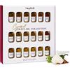 Thoughtfully Modern Gourmet Foods, Set Regalo con Oli d'Oliva Aromatizzati, la Confezione Contiene 18 Diversi Sapori tra cui Tartufo, Chipotle Peperoncino, Aglio e Tanto Altro