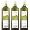 PrimOli Olio extra vergine d'oliva DOP Riviera Ligure PrimOli dalla provincia di Imperia, fruttato leggero con decisa sensazione di dolce, ideale usato a crudo su piatti di pesce, 3x500 ml
