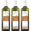 PrimOli Olio extra vergine d'oliva Dop Terra di Bari PrimOli prodotto e imbottigliato in provincia di Bari, fruttato intenso con aromi erbacei, ideale usato a crudo su minestroni ed arrosti saporiti, 3x500 ml