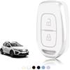 TOOMUME Cover Chiave TPU, Custodia Chiave Adatto per Renault Twingo Clio Symbol Kwid Dacia Logan Sandero Stepway Duster Dokker Lodgy, Copri Chiavi Guscio Chiave Auto Telecomando - Smart Key
